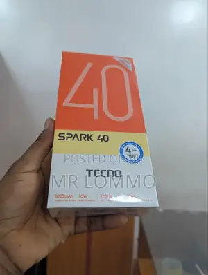 New Tecno Spark 40 128 GB Black