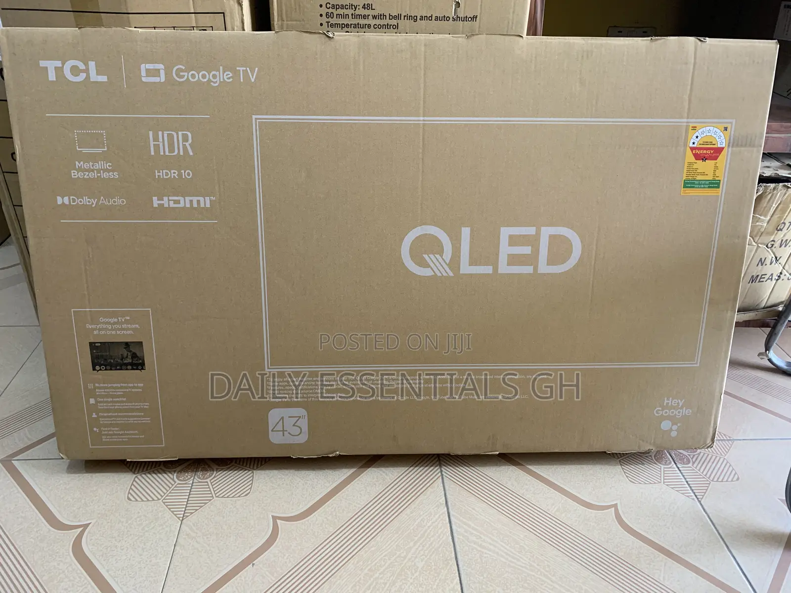 TCL 43” Qled Google Tv – Hdr10 Dolby Audio