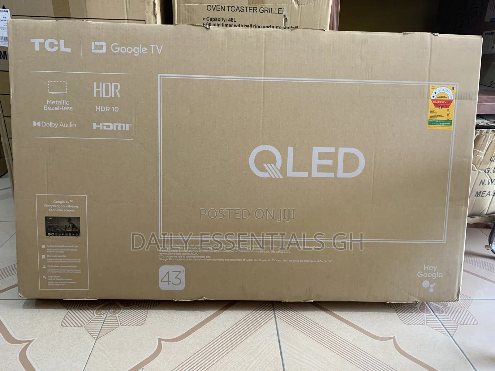 TCL 43” Qled Google Tv – Hdr10 Dolby Audio
