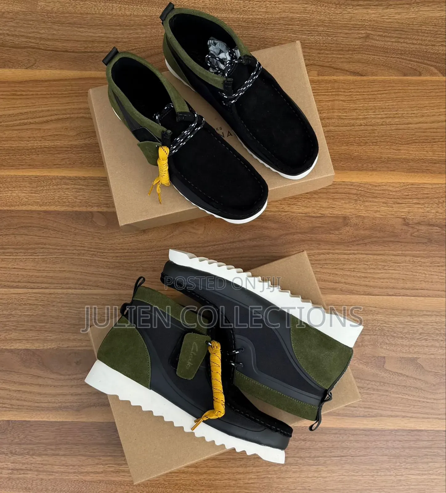 Original Clarks Wallabees Black Amry