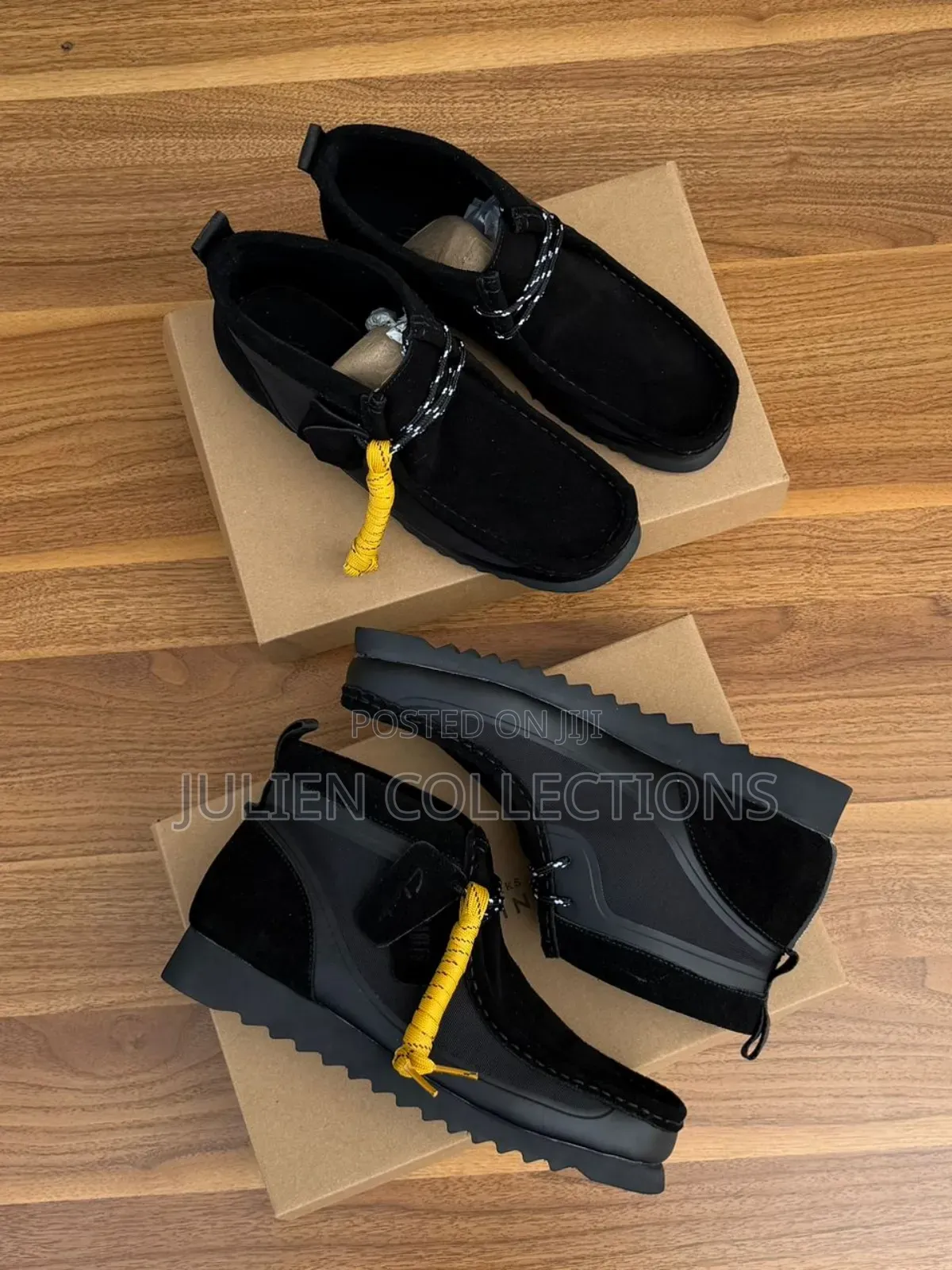 Original Clarks Wallabees Black Amry