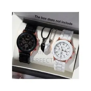Couples Watch With Necklaces