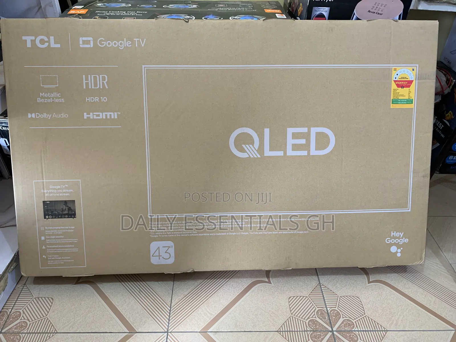 TCL 43 Inch Qled Smart Tv – Google Tv, HDR