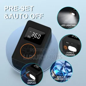 Dual Purpose Digital Tire Air Compressor