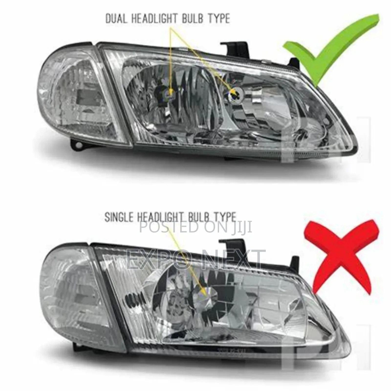 Headlight Fits For Nissan Sunny Bluebird Almera Sylphy 2000 - 2005
