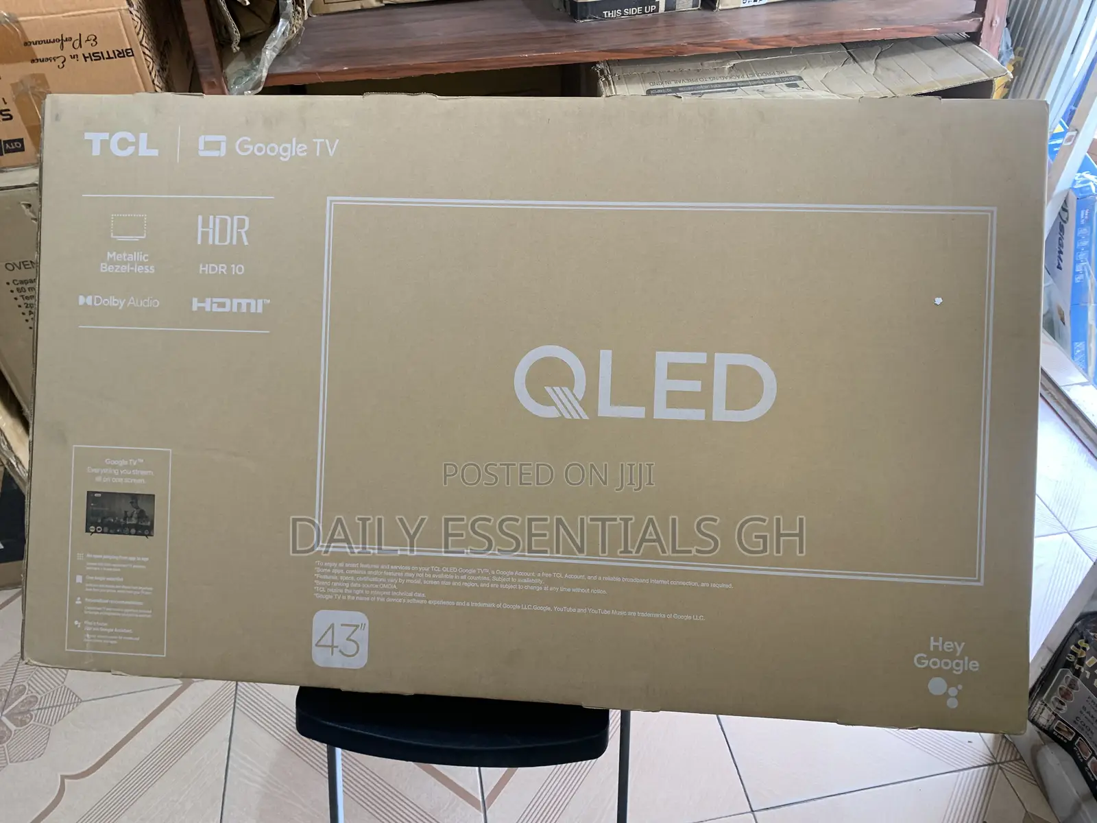 TCL 43 Inch Smart Qled Tv – Hdr10 Google Assistant