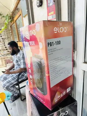 Authentic Sleek Speaker Bluetooth Eldo Pb1-100 Double 6,5"