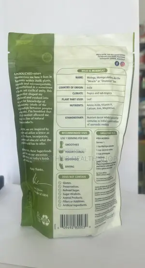 Organic Moringa Powder