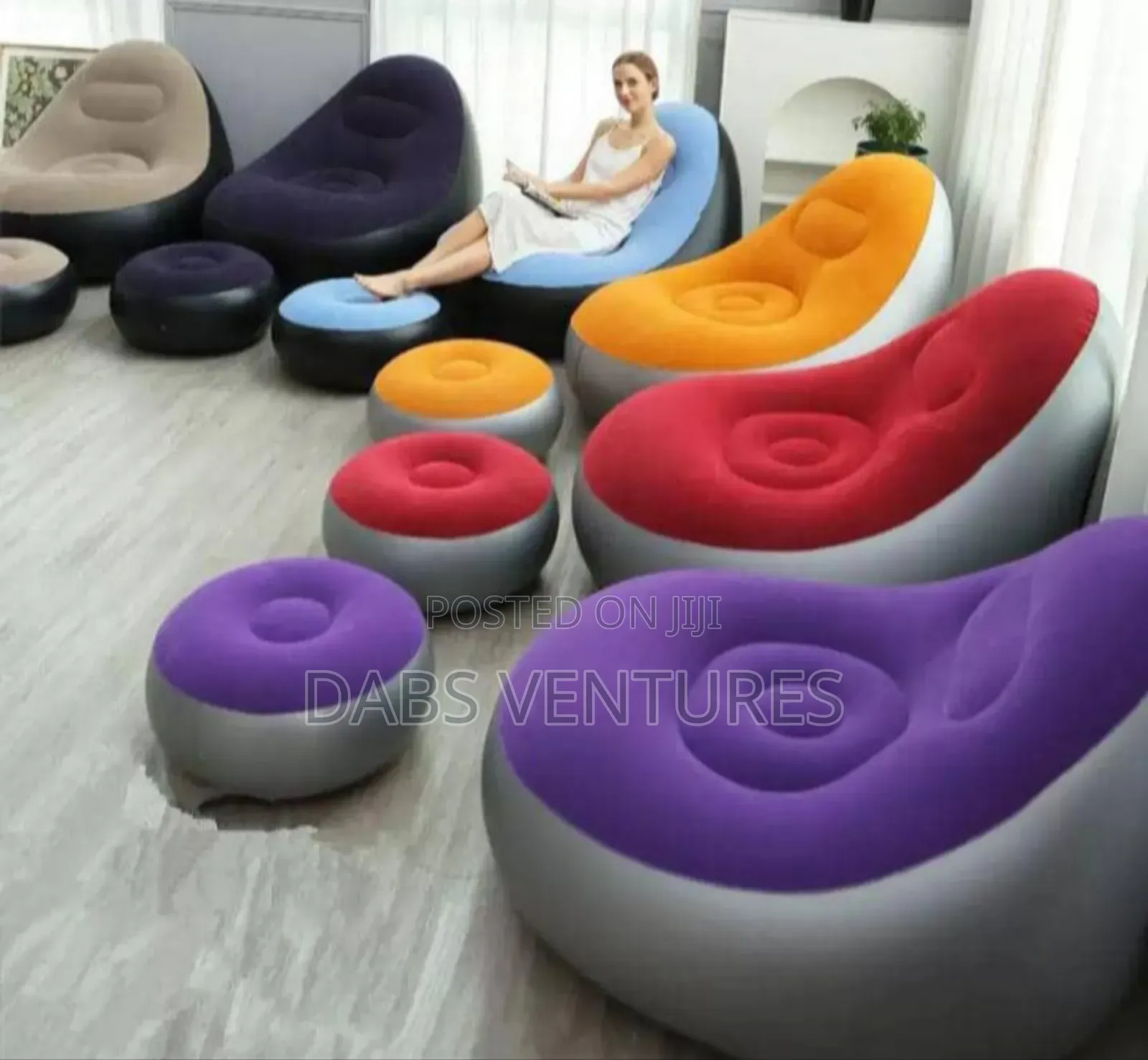 Inflatable Sofa With Air Pump. Luxury