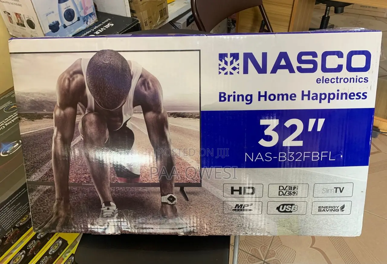 Remium Nasco 43 Led Tv (Nas‐B32fbfl) 32 inches – Plug Play Satellite