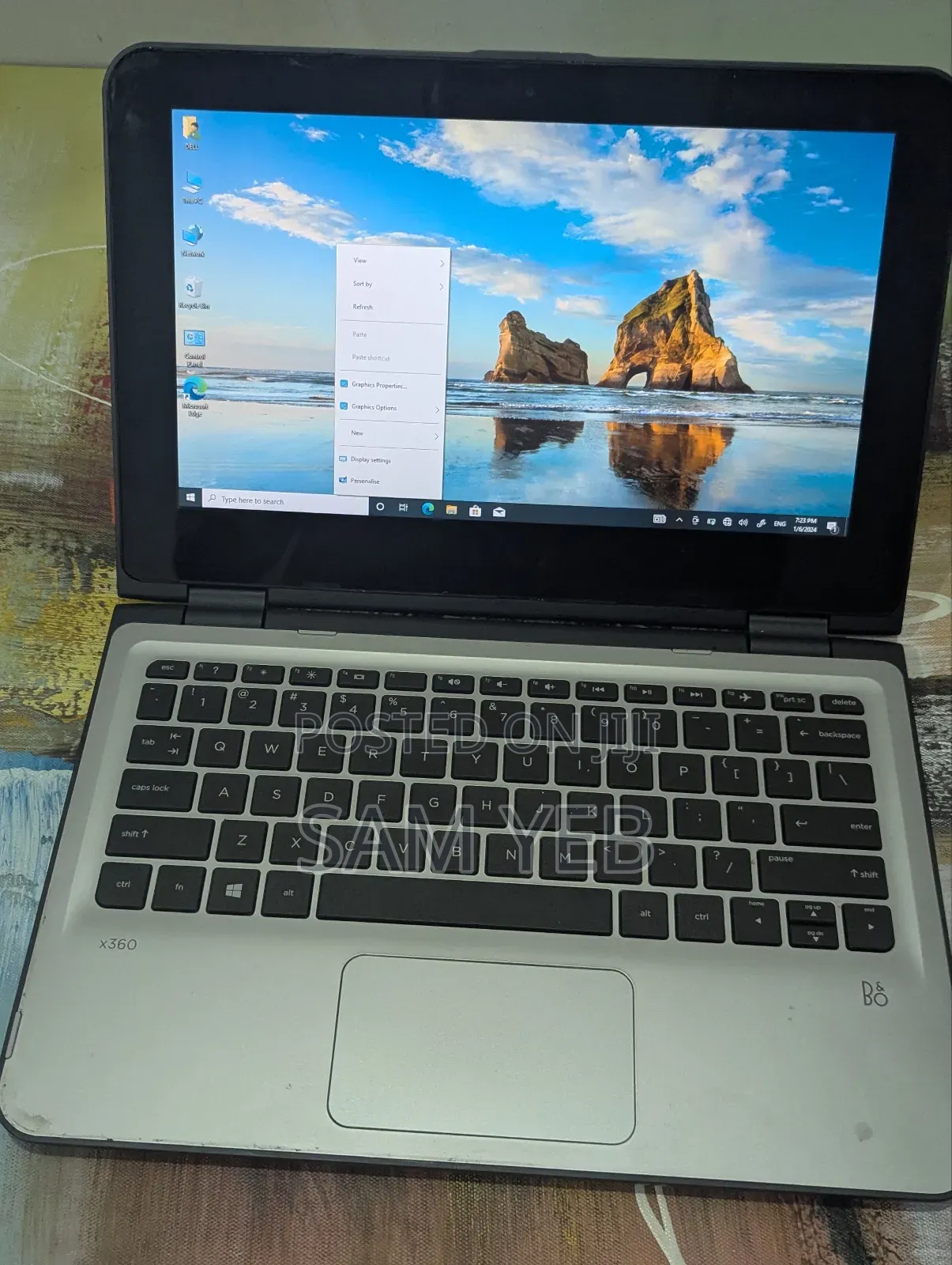 Laptop HP x360 310 G2 4GB Intel SSD 128GB