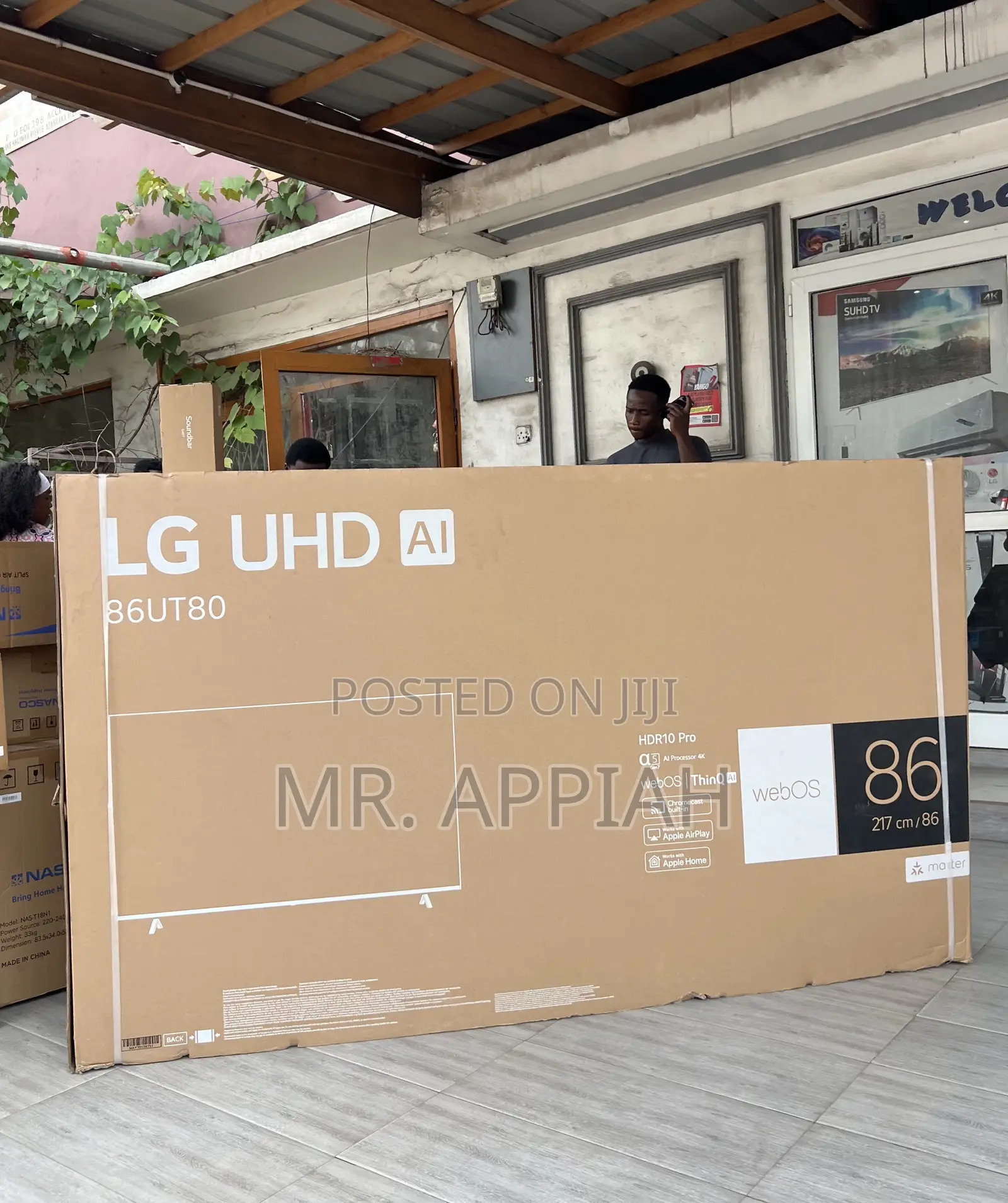 Choose Affordable Lg-86ut80006r 86” Smart Satellite Tv + Remote.