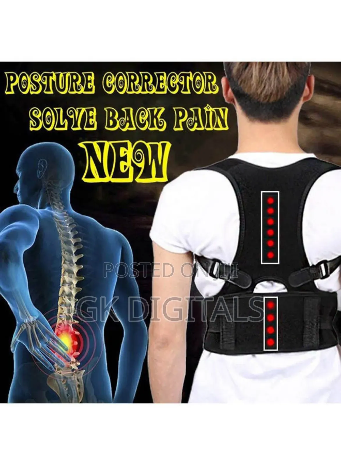 Posture Corrector Back Support Brace | Men Women | S-XXL