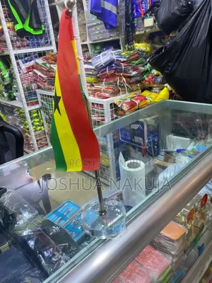 Ghana Flag With Stand