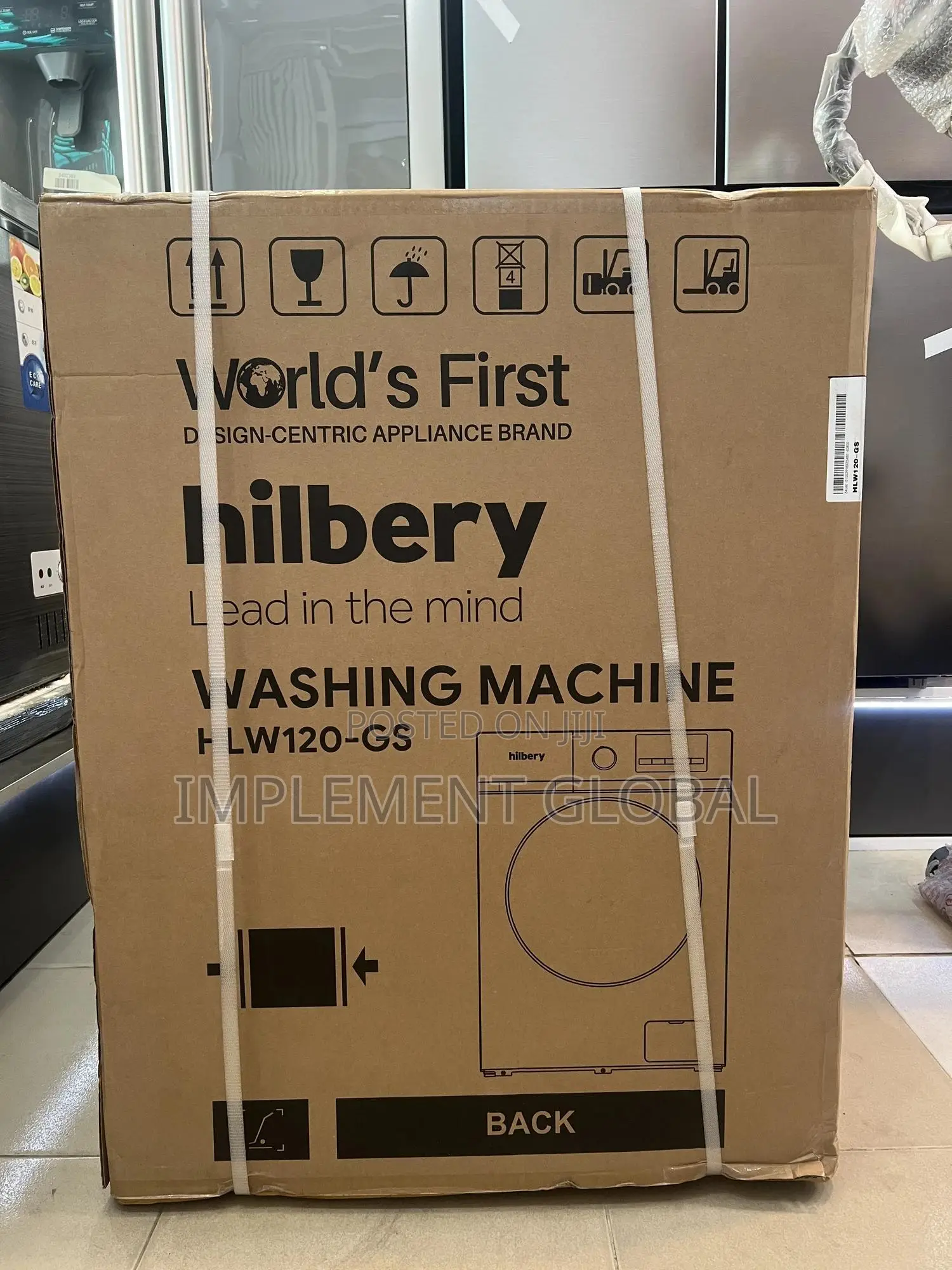 Hilbery 12kg Front Load Washing Machine
