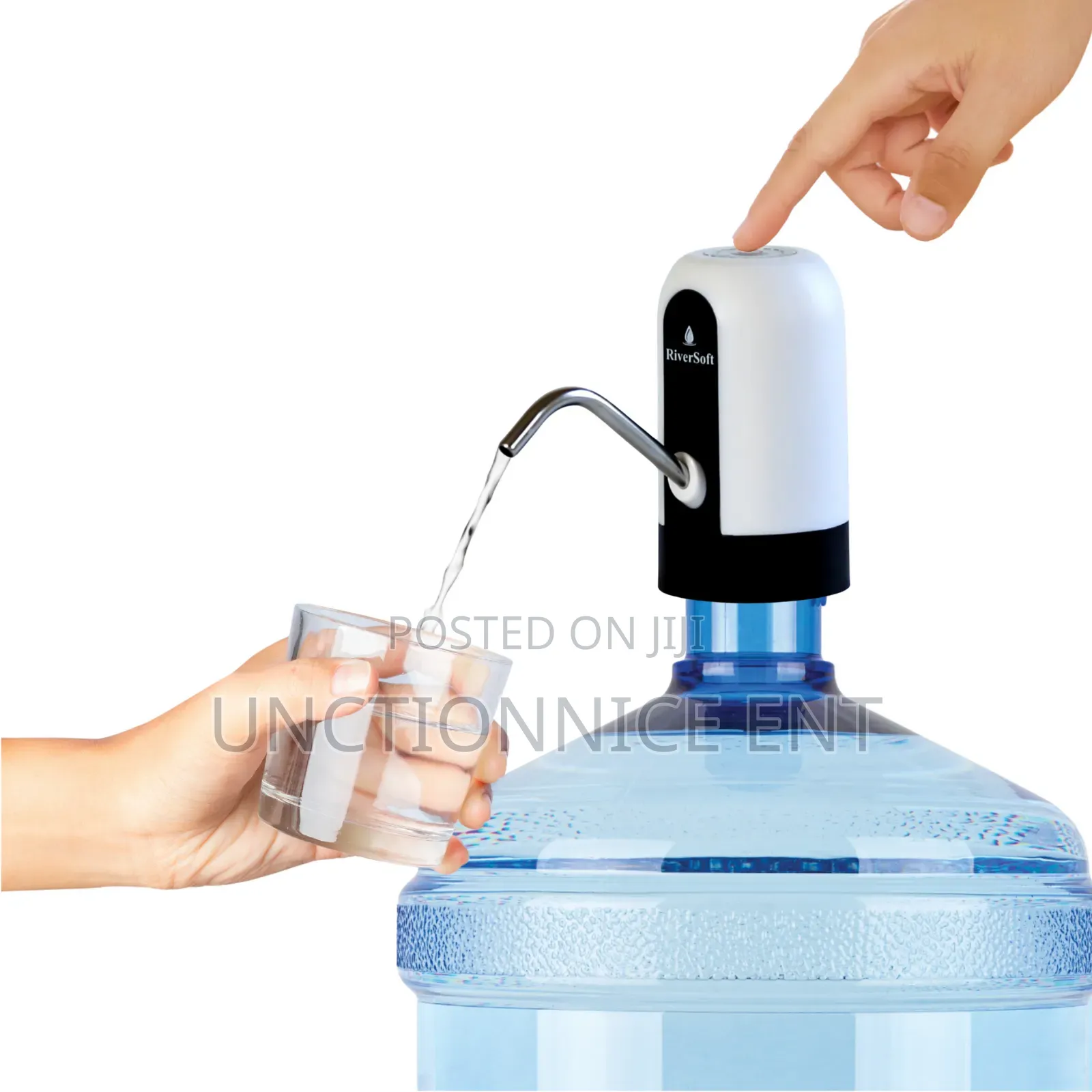 Electric Autometic Water Dispenser- Finger Touch - White