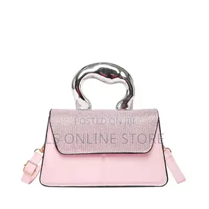 Shiny Pink Shoulder Bag