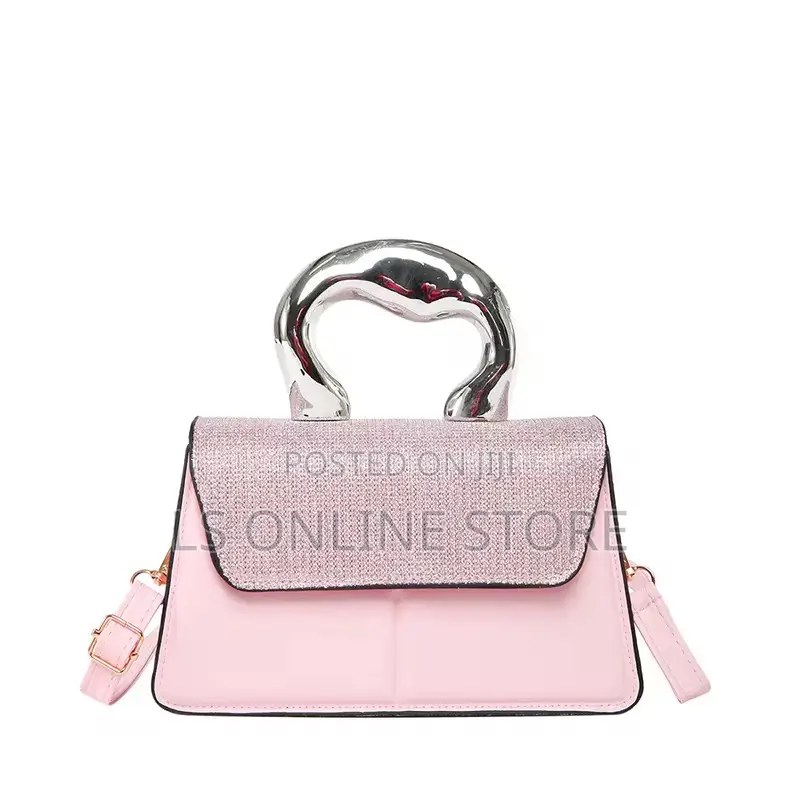 Shiny Pink Shoulder Bag