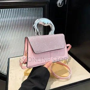 Shiny Pink Shoulder Bag