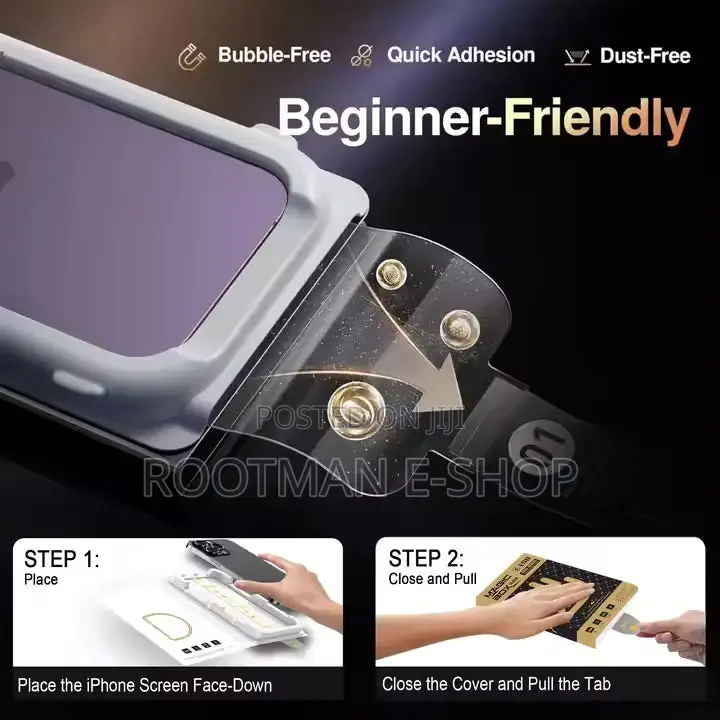 iPhone 13 - 17 Tempered Glass , Screen Protector With Easy Auto Fix