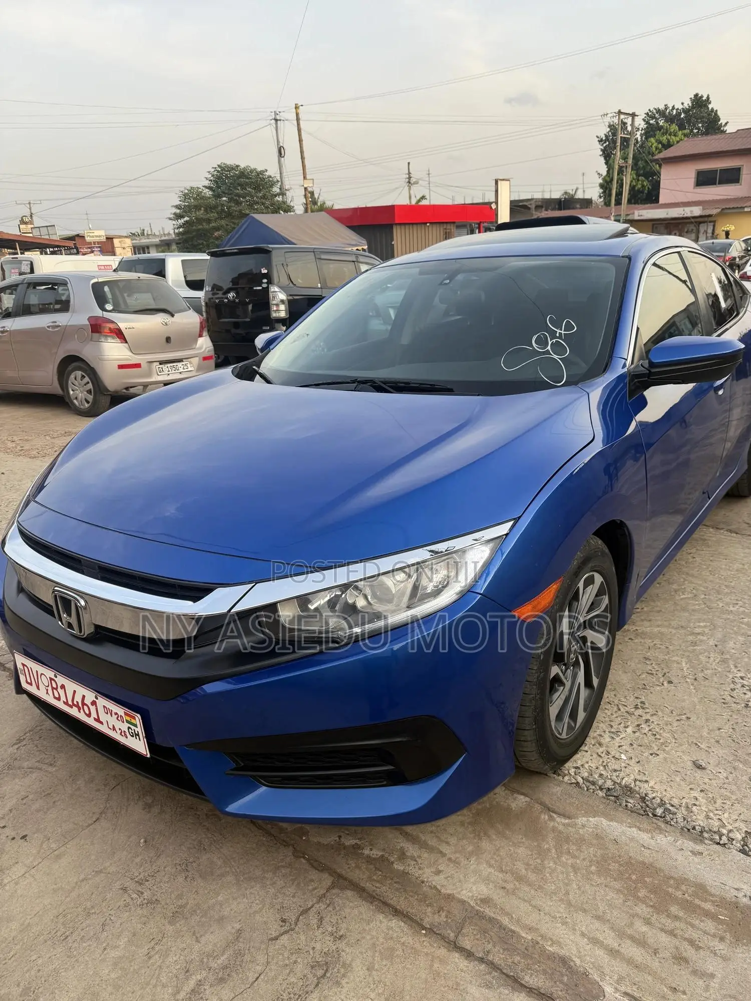 Honda Civic EX 4dr Sedan (1.5L 4cyl) 2016 Blue