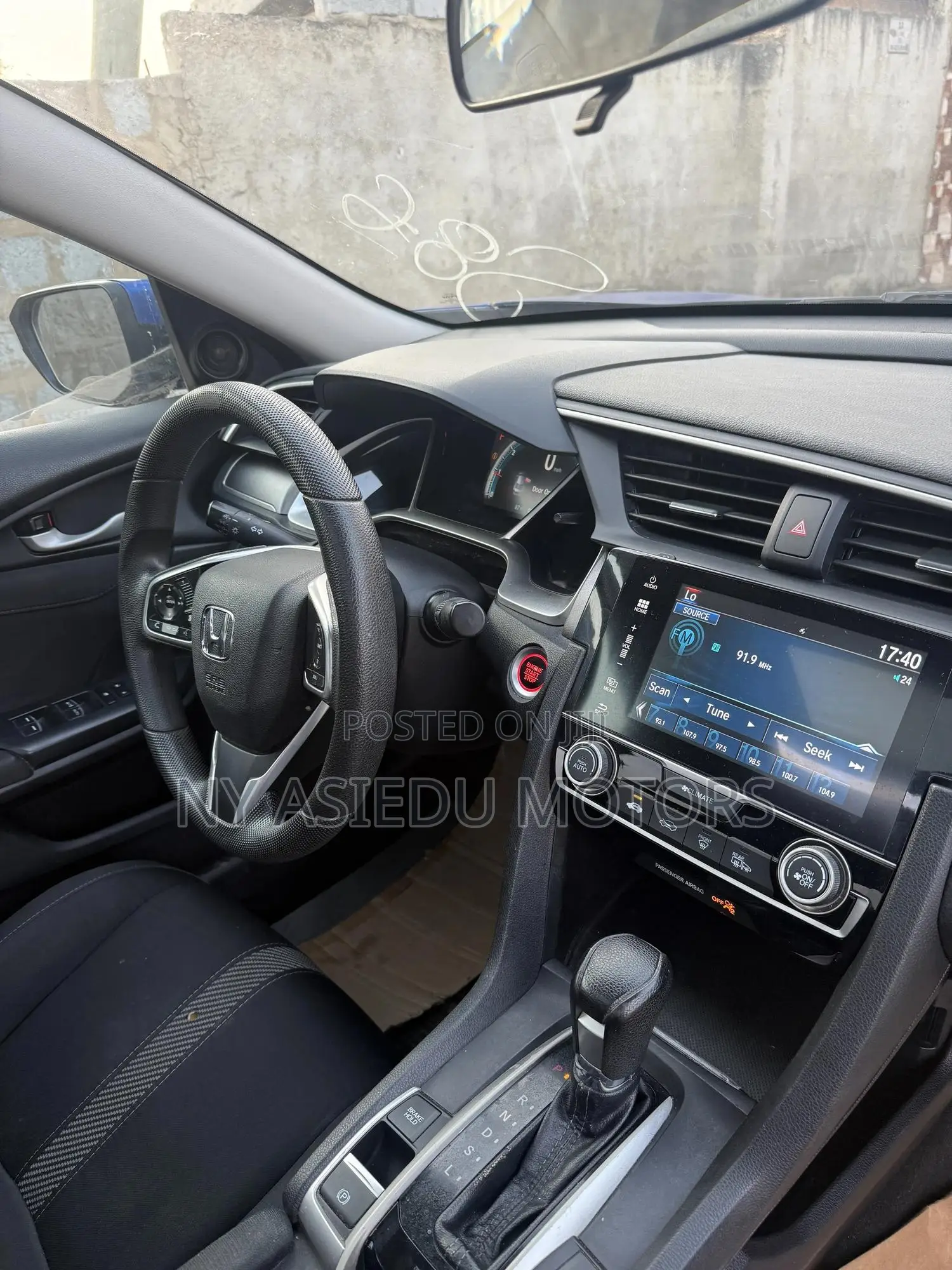 Honda Civic EX 4dr Sedan (1.5L 4cyl) 2016 Blue