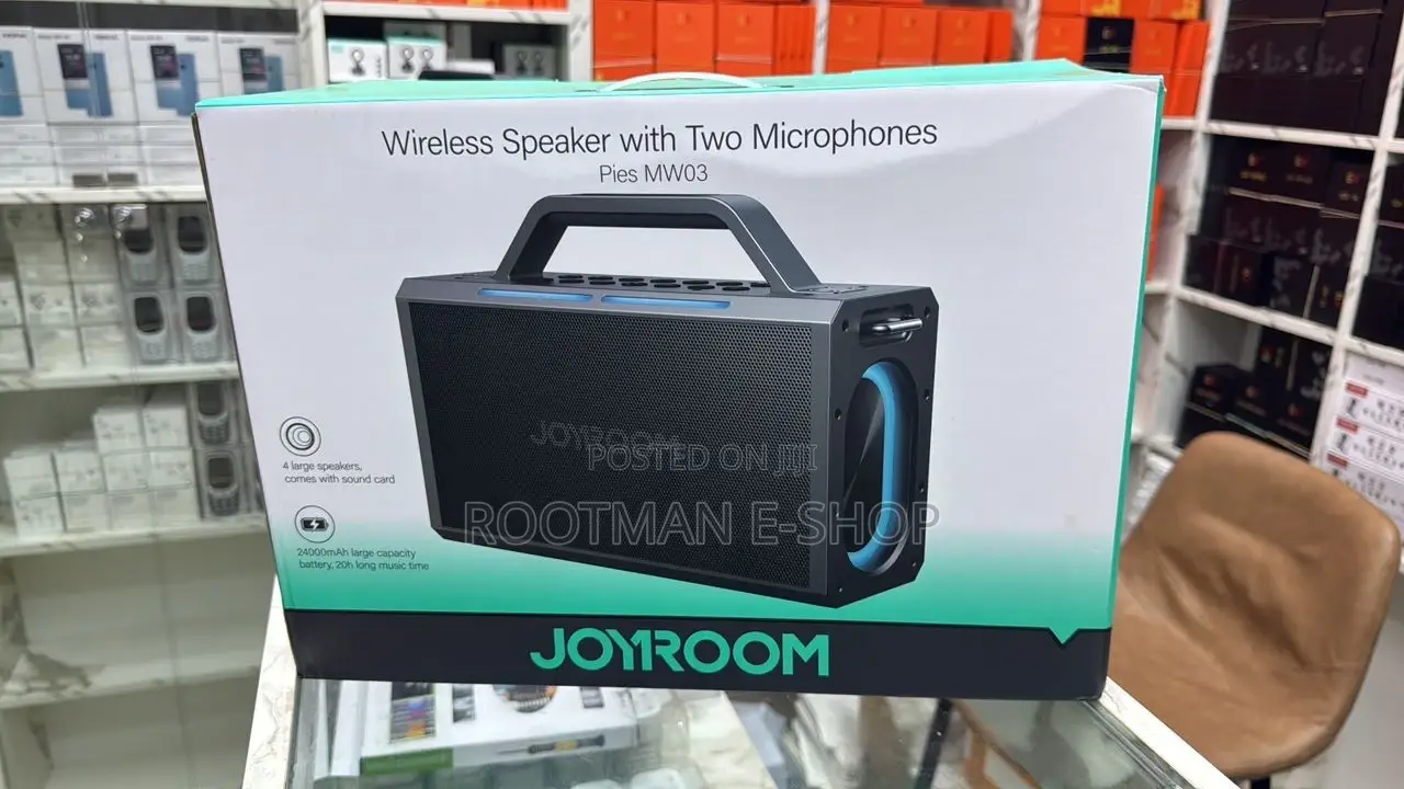 Joyroom Big Speaker 150w RGB Light Bt Wireless Bass Karaoke Speaker