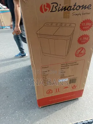 Binatone 15kg Semi Automatic Washing Machine