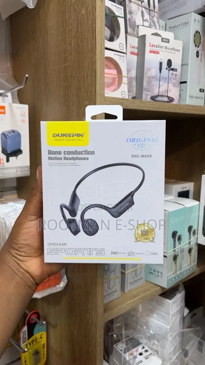 Dunspin' -Beyond Ordinary Life- Bone Conduction Motion Headphones