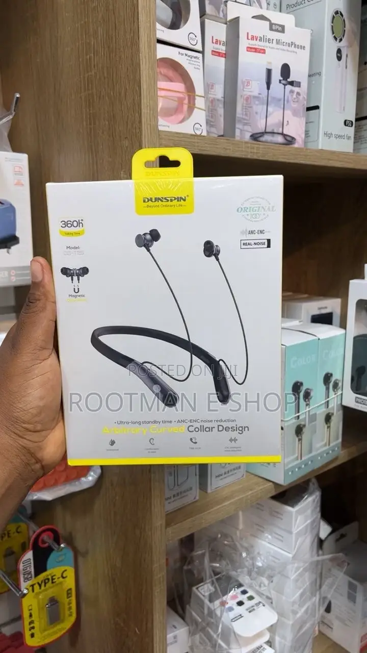 Dunspin Model Ds-T Wireless Neckband Earphone