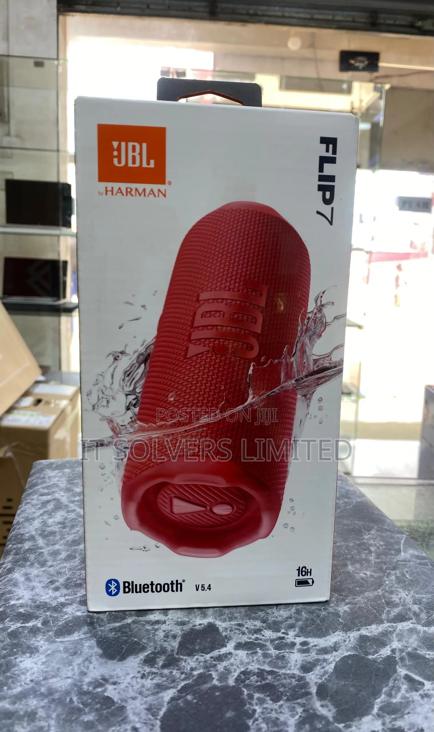 JBL Flip 7 Waterproof and Drop-Proof Speaker