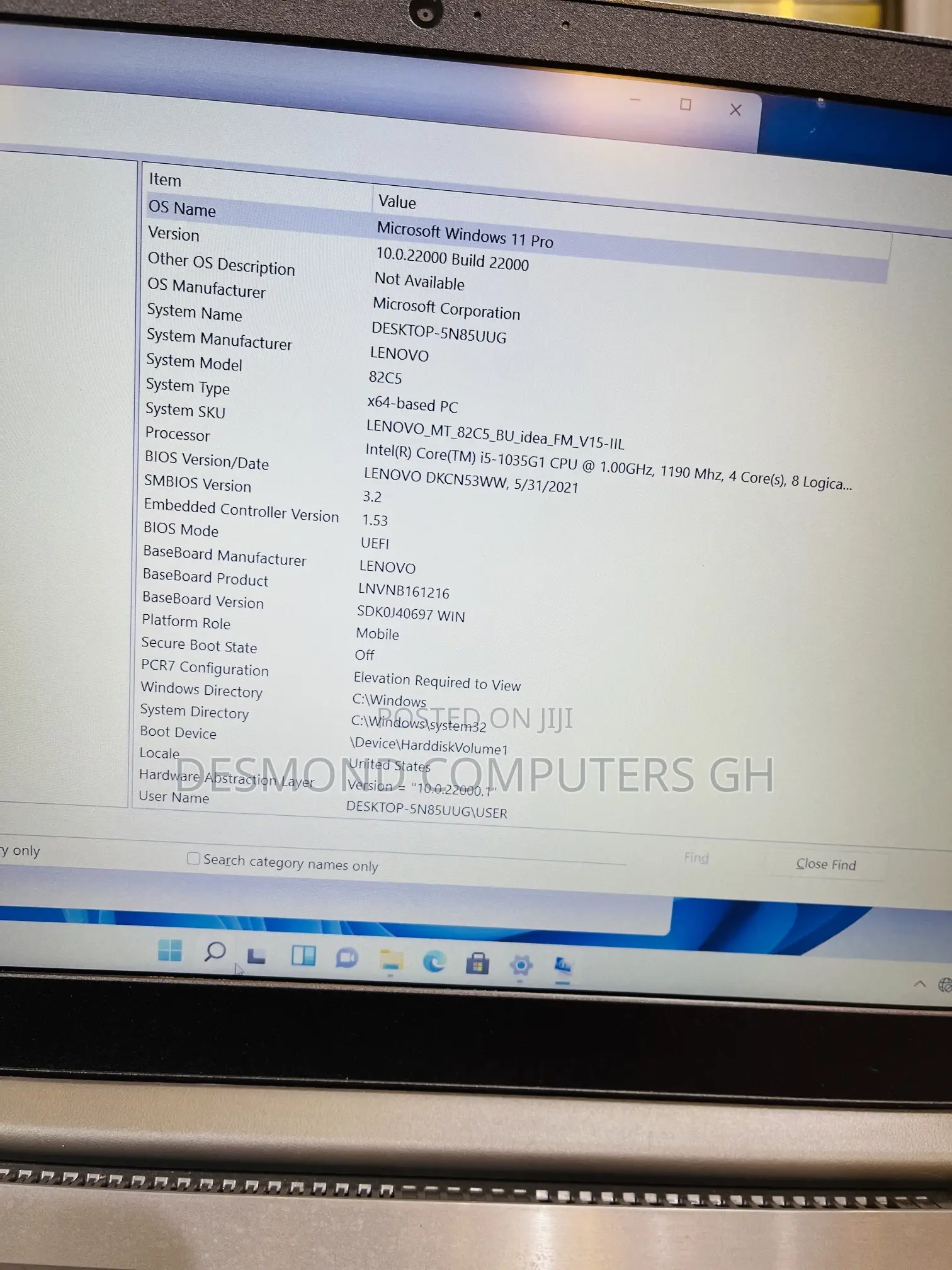 Laptop Lenovo Ideapad 3 12GB Intel Core i5 SSD 256GB