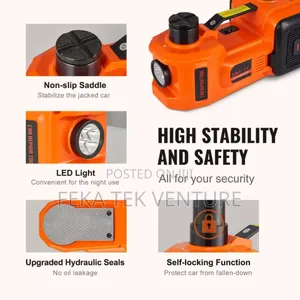 5-in-1 Electric Hydraulic Floor Jack Lift, Pump Led