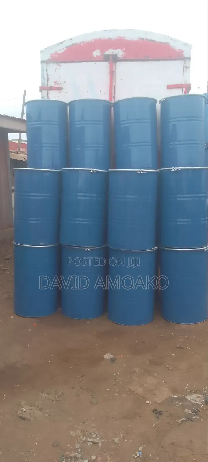 Blue Metallic Sealable Drums Available