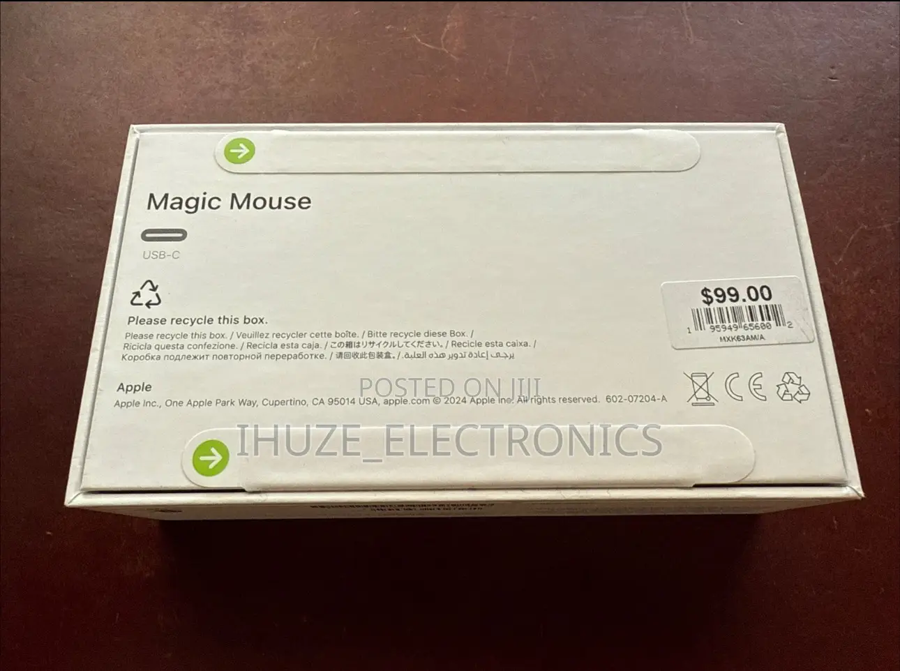 Latest Magic Mouse (Usb‐C) - Black Multi-Touch Surface