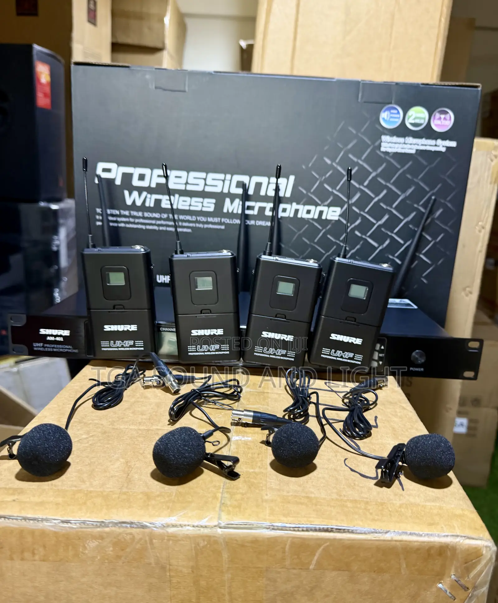 Shure 4-in-1 Wireless Lapel Microphone
