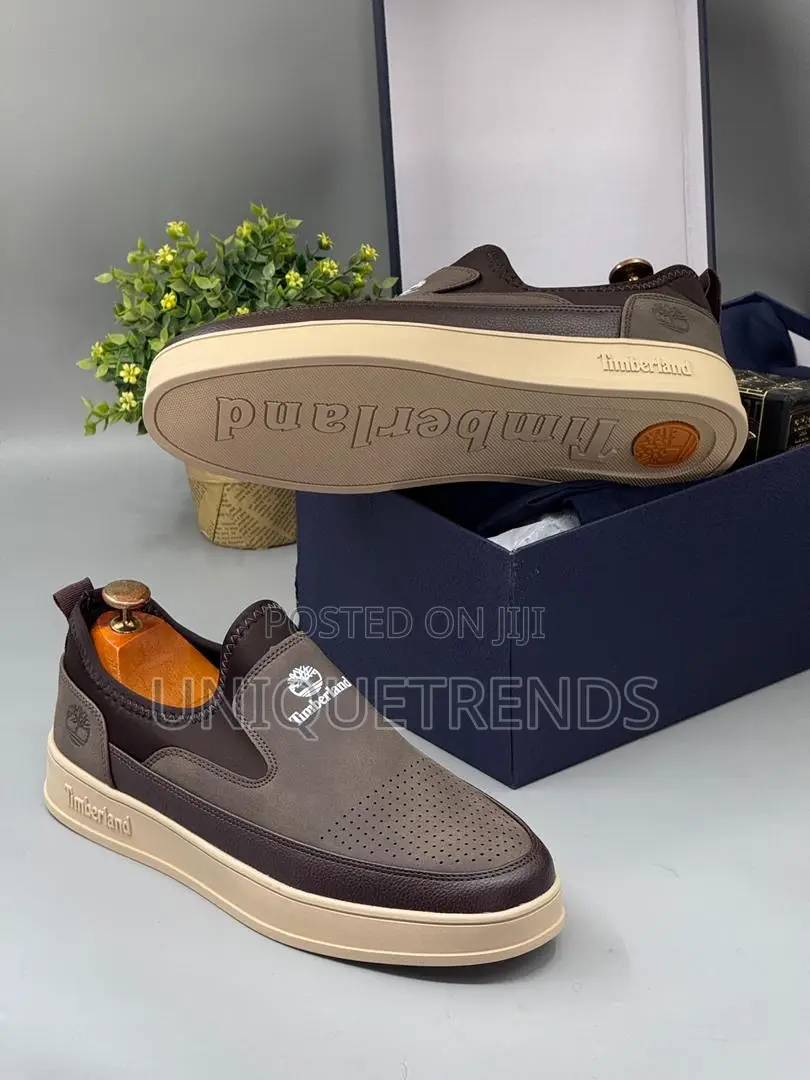 Timberland Slip-on Sneakers (Coffee and Beige)