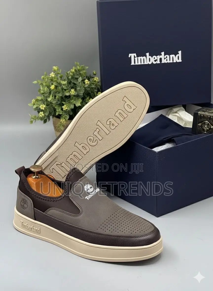Timberland Slip-on Sneakers (Coffee and Beige)
