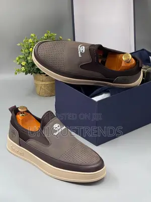Timberland Slip-on Sneakers (Coffee and Beige)