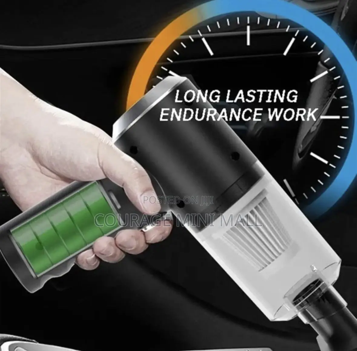 Handheld Vacuum Cleaner Usb Charging - Black
