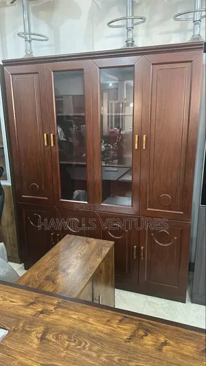 Bookshelf 4 In1 Door Wooden Cabinet for Files.