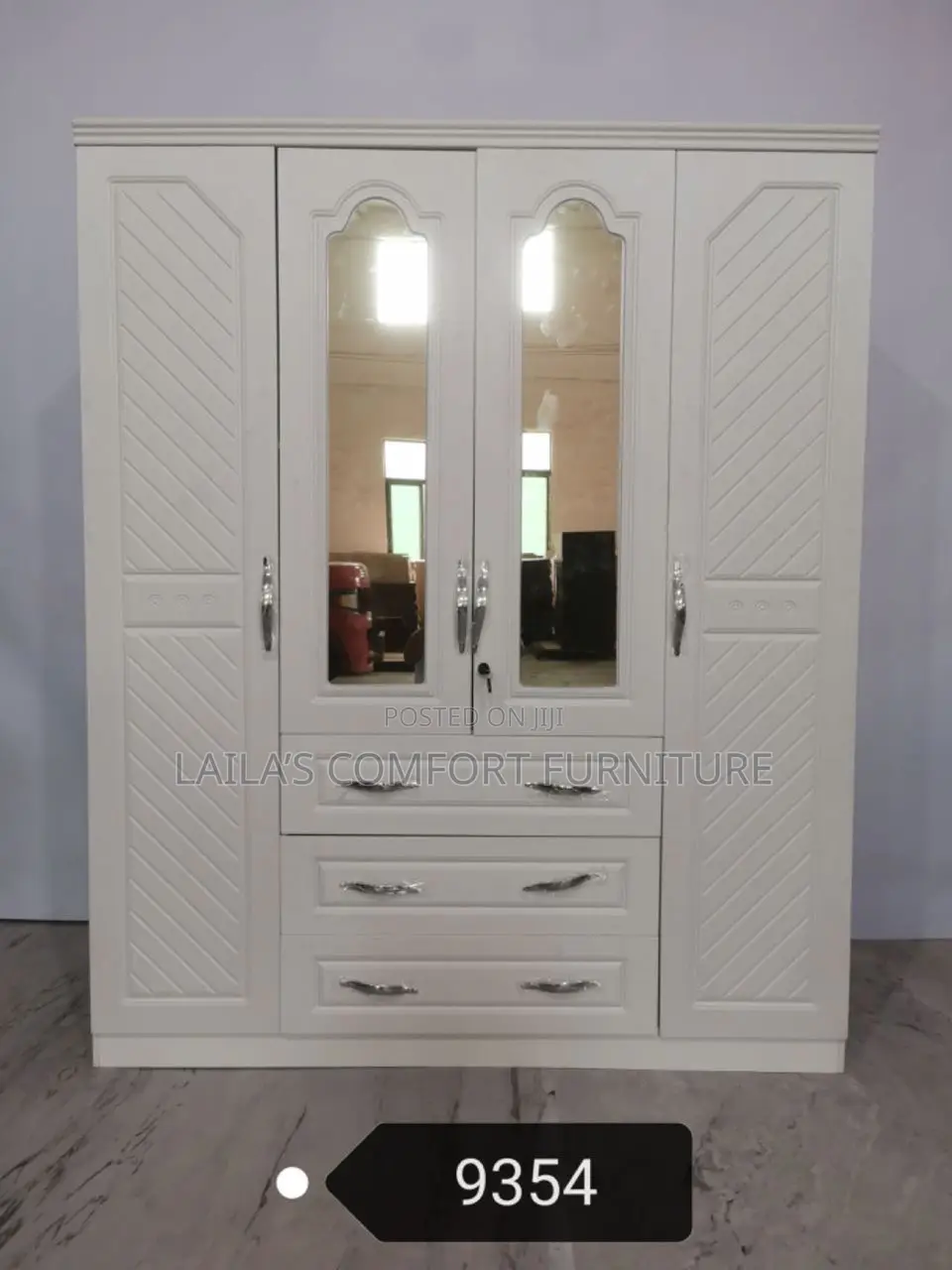 Imported 4 Doors Wardrobe