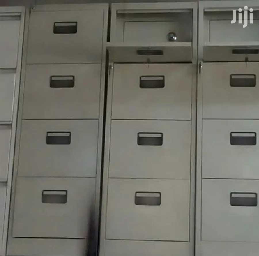 Metal Cabinets +Safe
