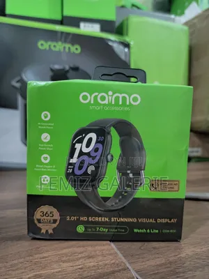 Oraimo Watch 6 Lite 2.01'' Smart Watch With Cool Ui Interface