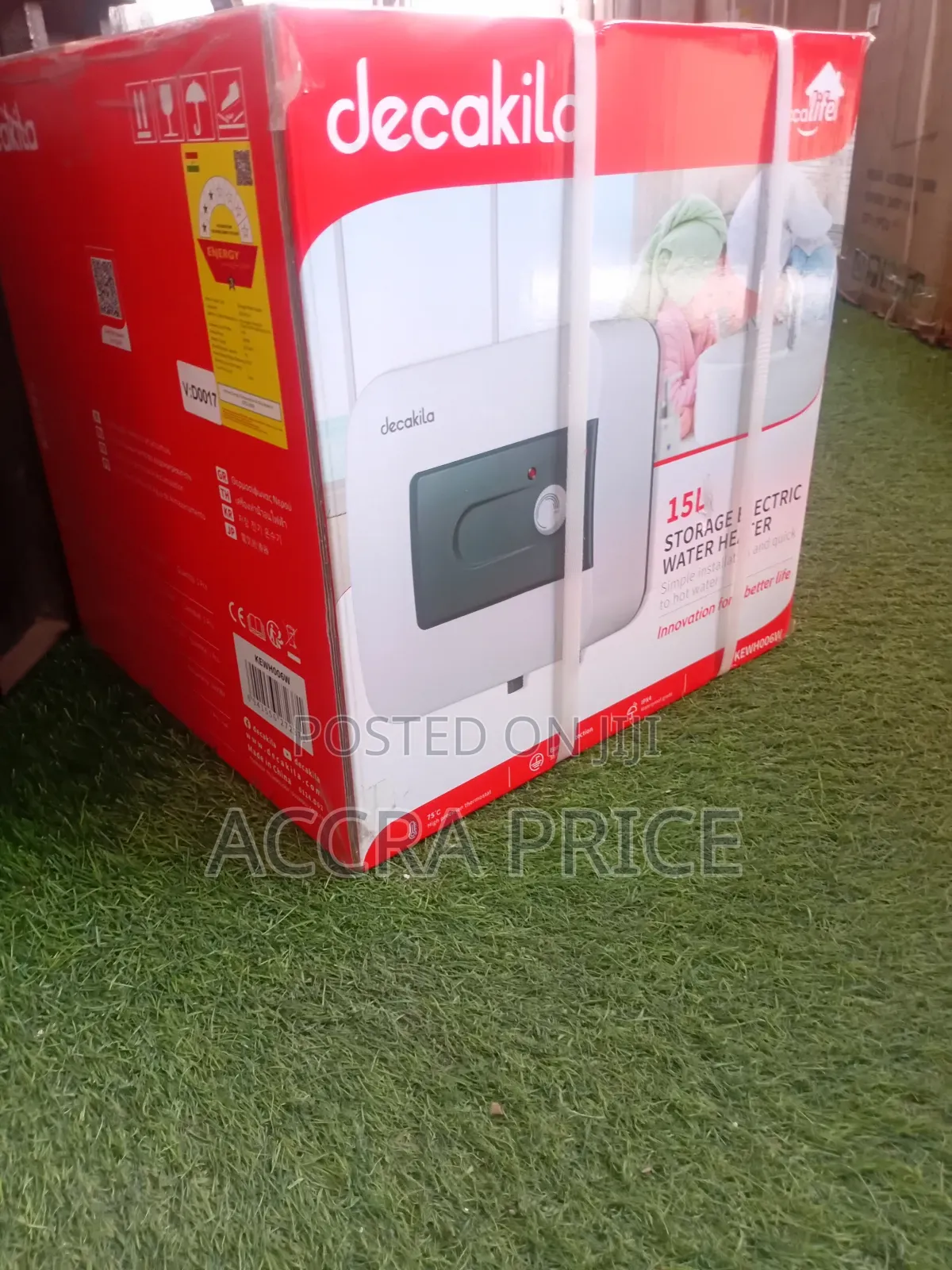 Enjoy Your Stay With Decakila 15l Storage Water Heater