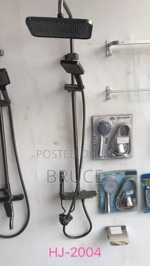 Rain Shower Set With Shelf Mixer (Model: Hj-2004)