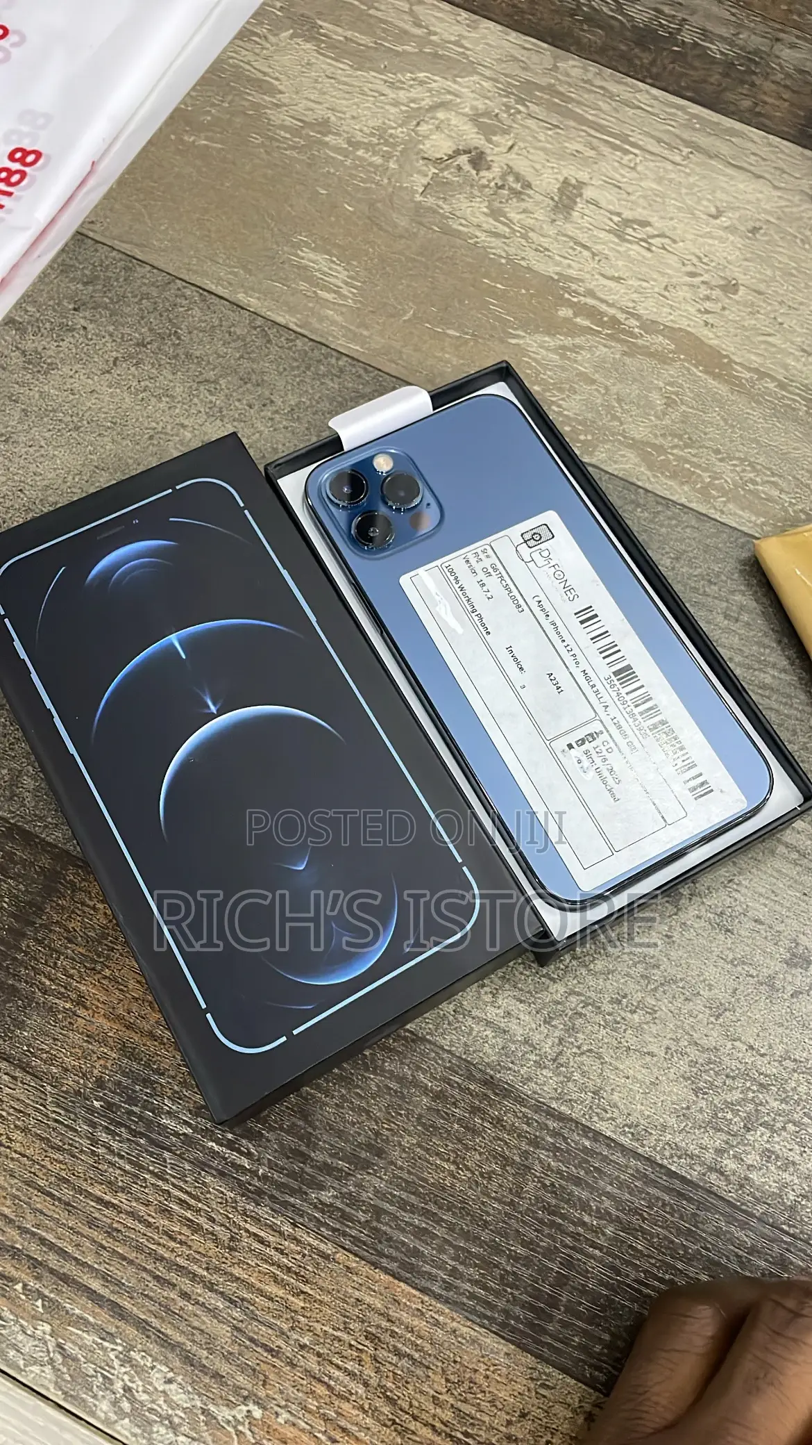 New Apple iPhone 12 Pro 128 GB Blue