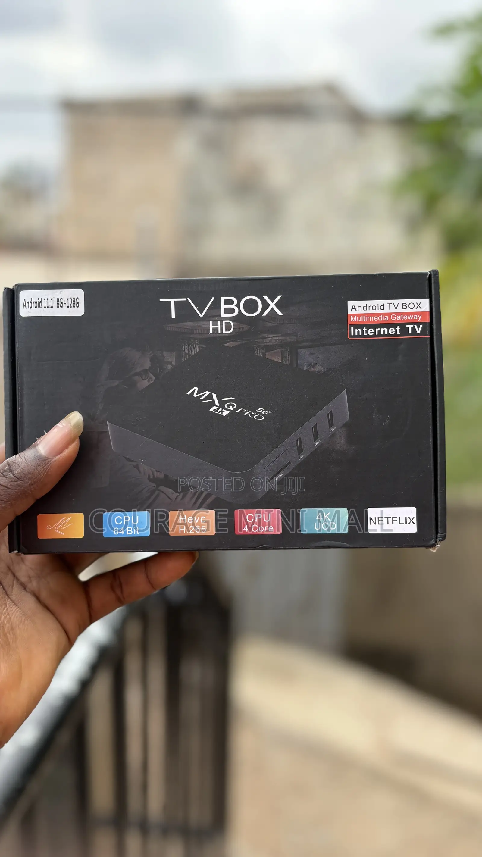 Mxq Pro 2.4g/5g Hd Media Player 8gb+128gb Android Tv Box