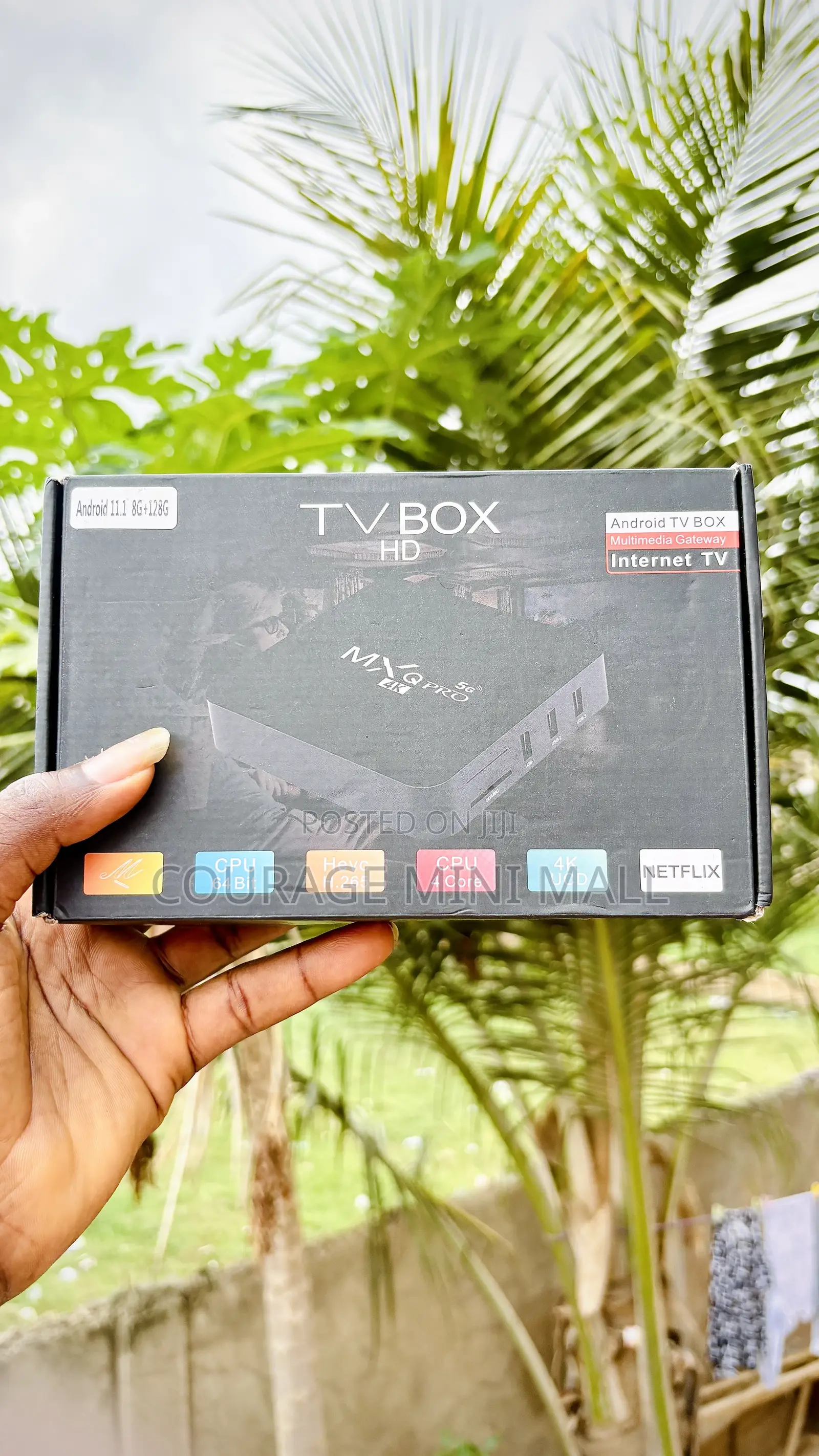 Mxq Pro 2.4g/5g Hd Media Player 8gb+128gb Android Tv Box