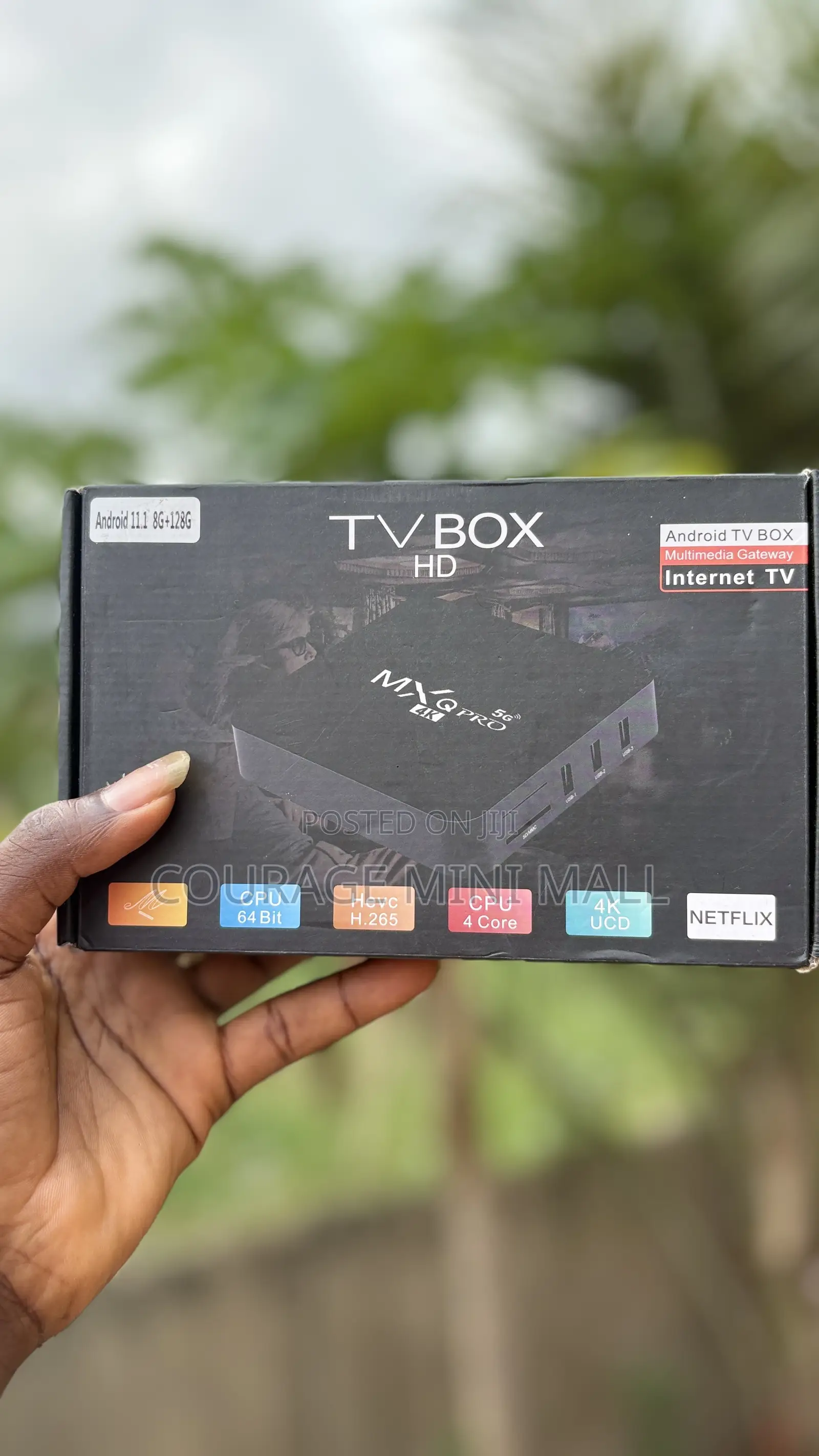 Android Tv Box Mxqpro 8gb/128gb - Black